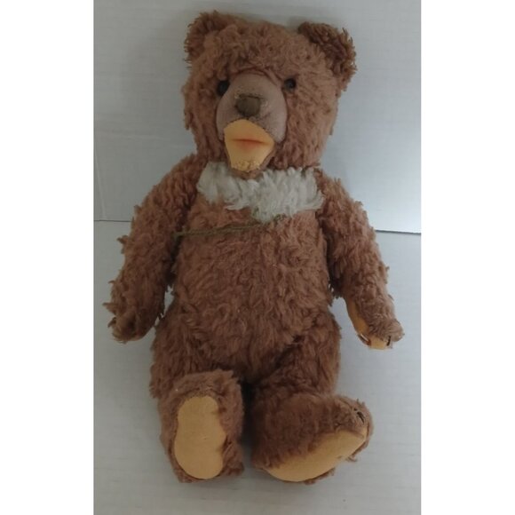 Vintage German STEIFF Soft Furry Zotty Teddy Bear Germany Buttom Plush Stuffed - Picture 4 of 10